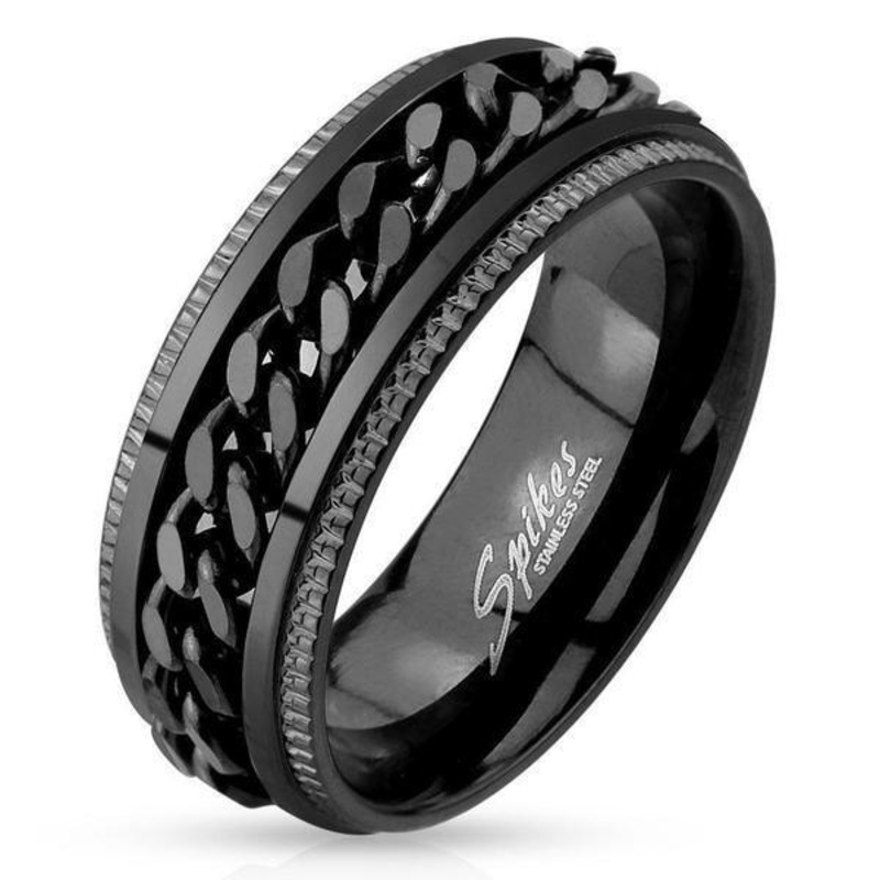Black Chain Ring Size 10 (62.1mm)