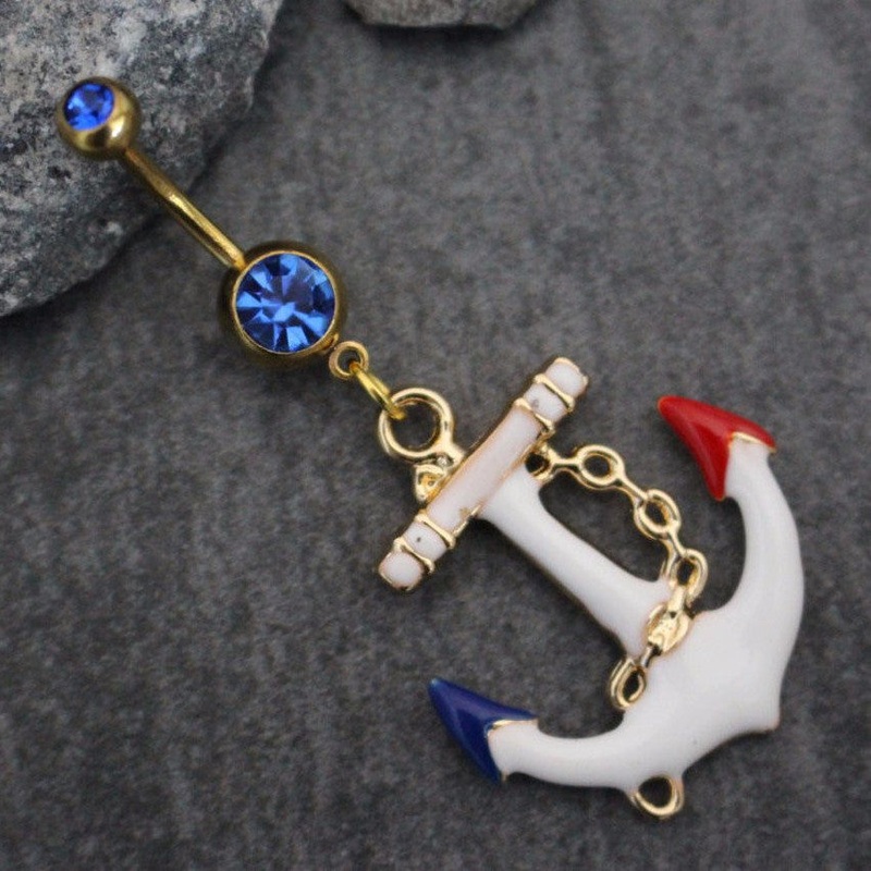 Brook Chunky Anchor Belly Button Ring
