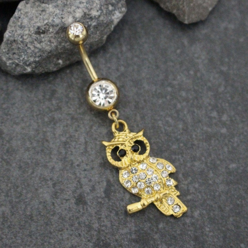 Eagles Eye Owl Navel Piercing