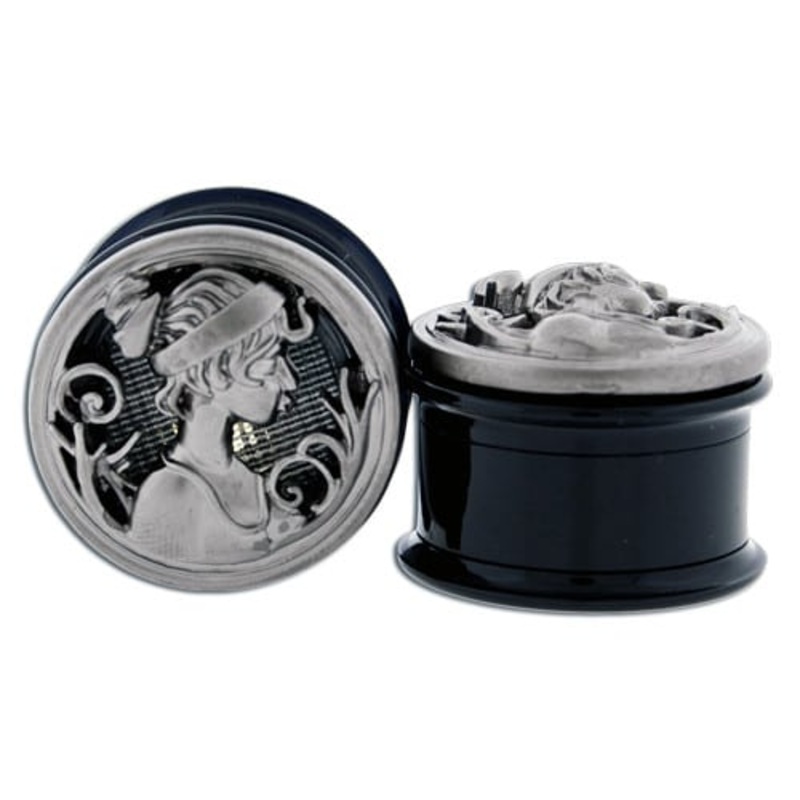 Light Up Girl Plugs (7/8 inch) 7/8 inch