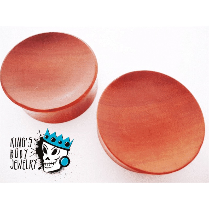 Saba Wood Concave Plugs (8 gauge – 12 mm) 8 g