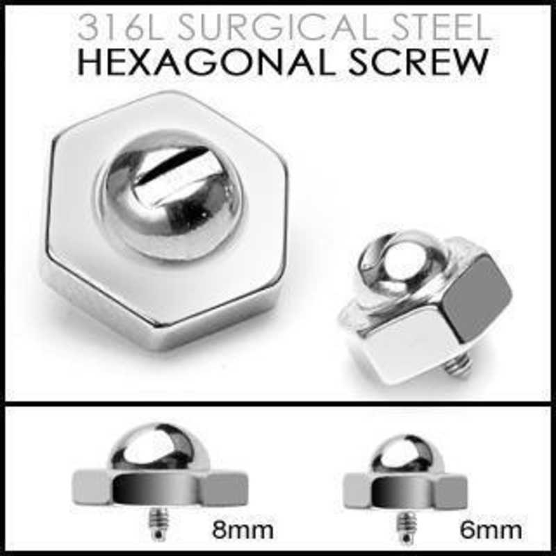 Screw Bolt Dermal Top 14G 14G * 8mm