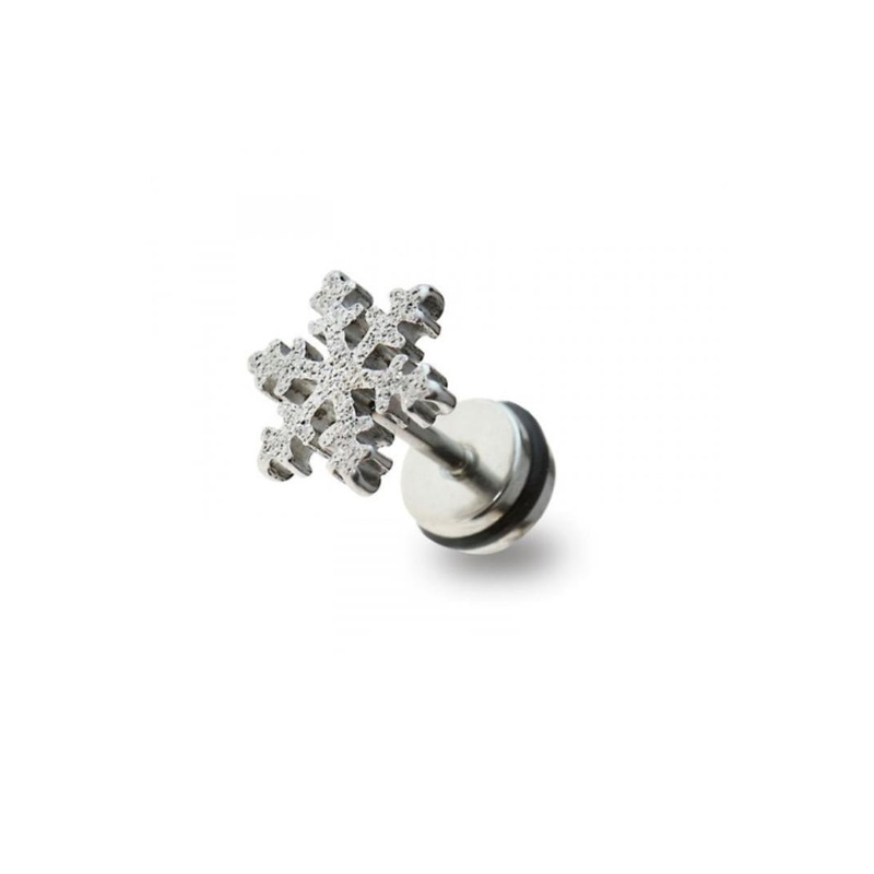 Snowflake Fake Plug Black