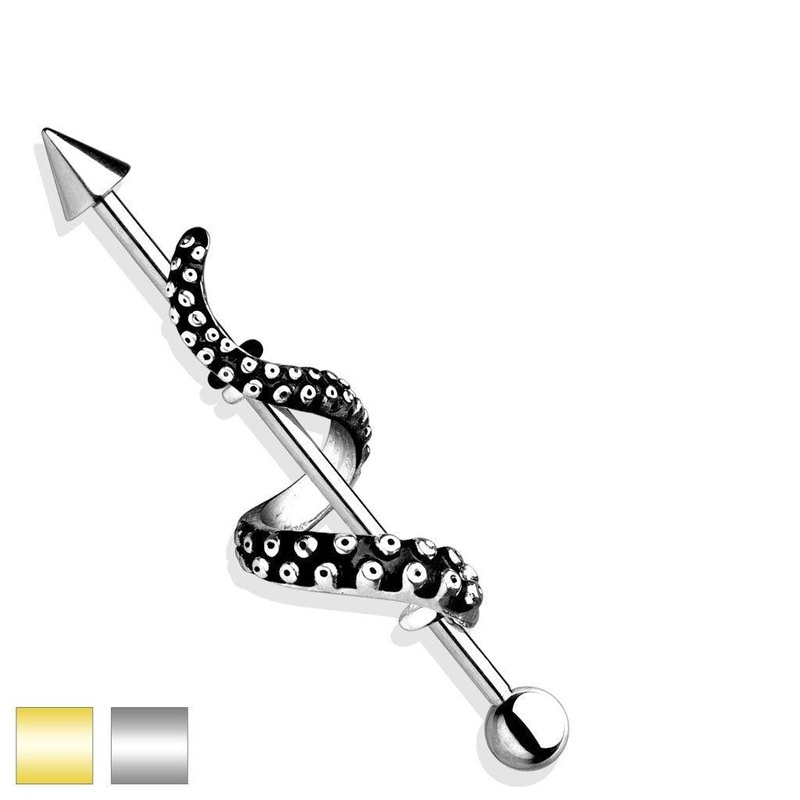 Octopus Industrial 14G 38mm Gold