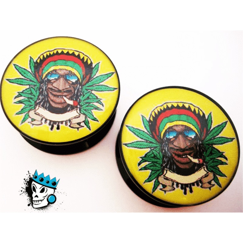 Rastafarian Plugs (2 gauge – 7/8 inch) 2 g