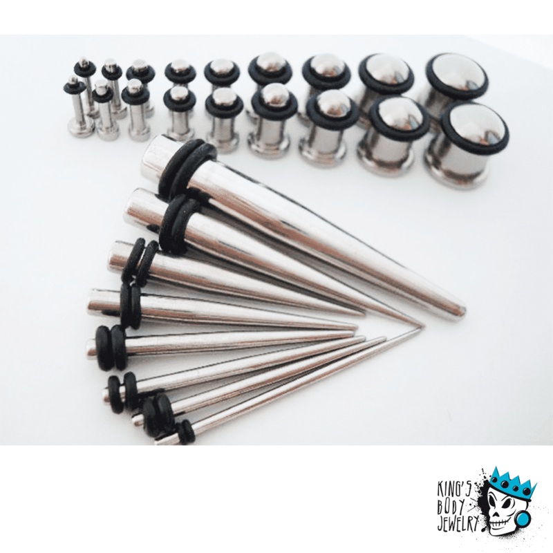 Full Tapers & Plugs Kit (14 gauge – 0 gauge) 1