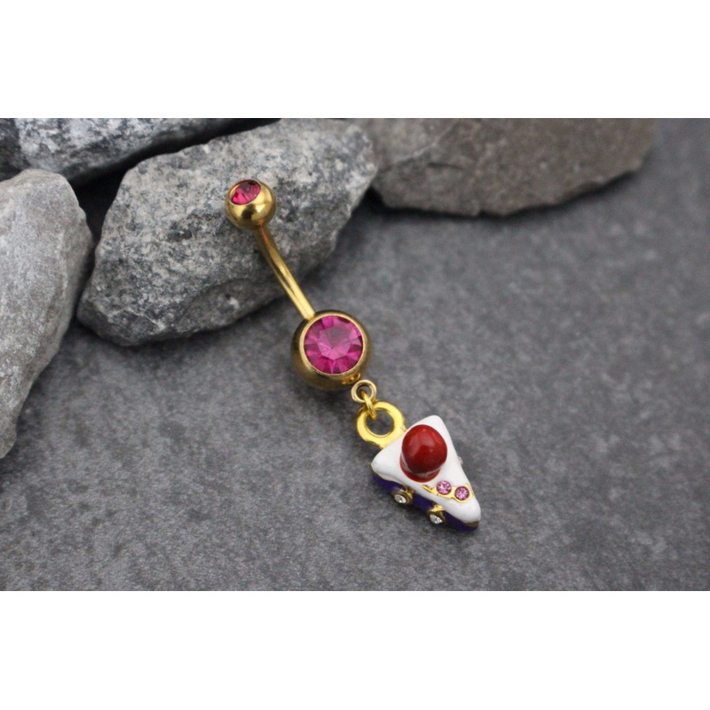 I Want my Dessert Cake Belly Ring