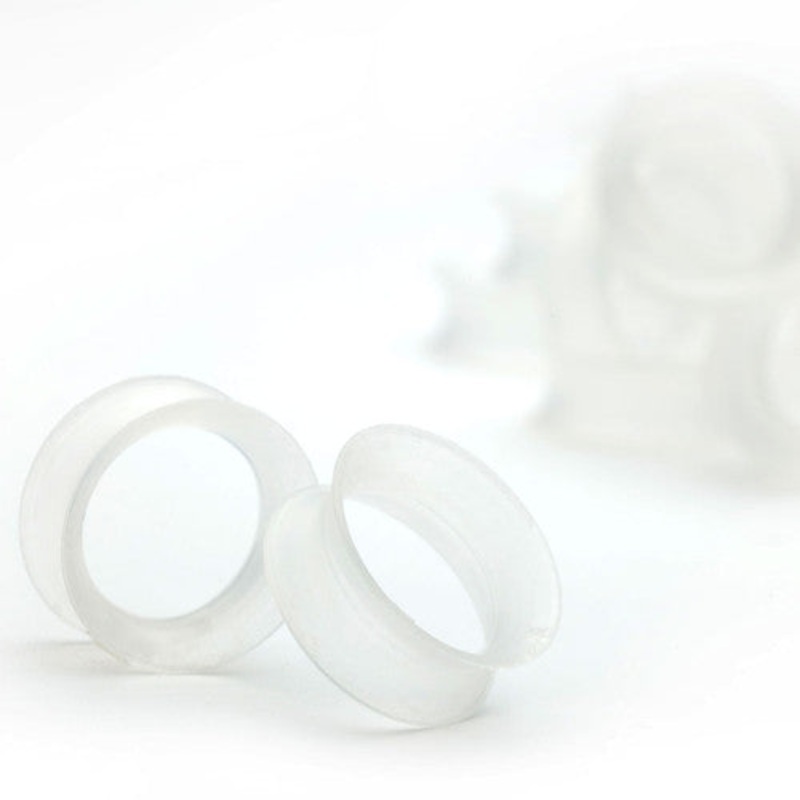 KAOS Clear Skin Eyelets (10 gauge – 3 inch) 10 g