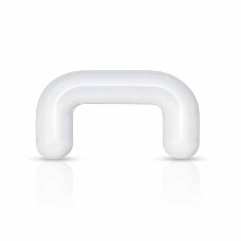 Pair Acrylic Septum Staple Retainer 16G – 10G 1.2mm(16G)