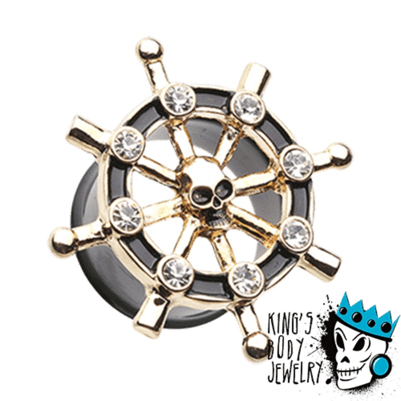 Pirate Wheel Plugs (2 gauge) 2 g