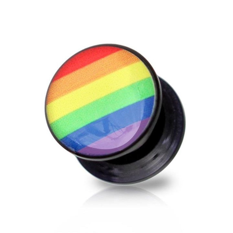 Pride Acrylic Plug 4mm(6G)