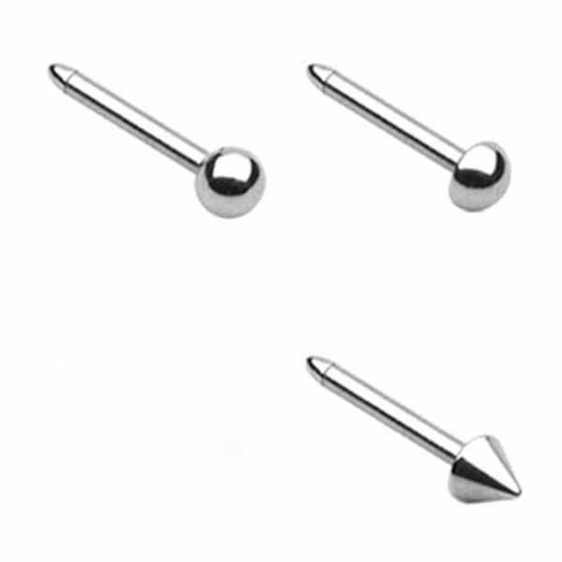Surgical Steel Nose Bone 20G 18G 20G Ball