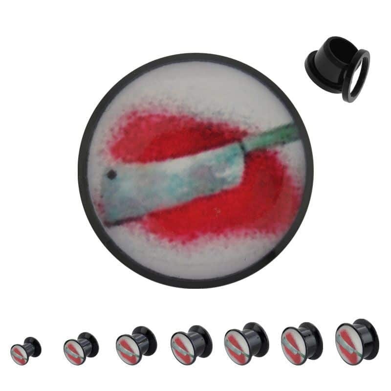 Bloody Cleaver Flesh Tunnels (2 gauge – 5/8 inch) 2 g