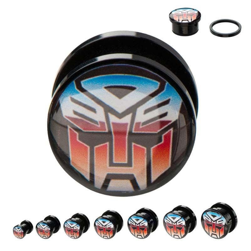 Transformers Autobot Flesh Tunnels (2 gauge – 5/8 inch) 2 g