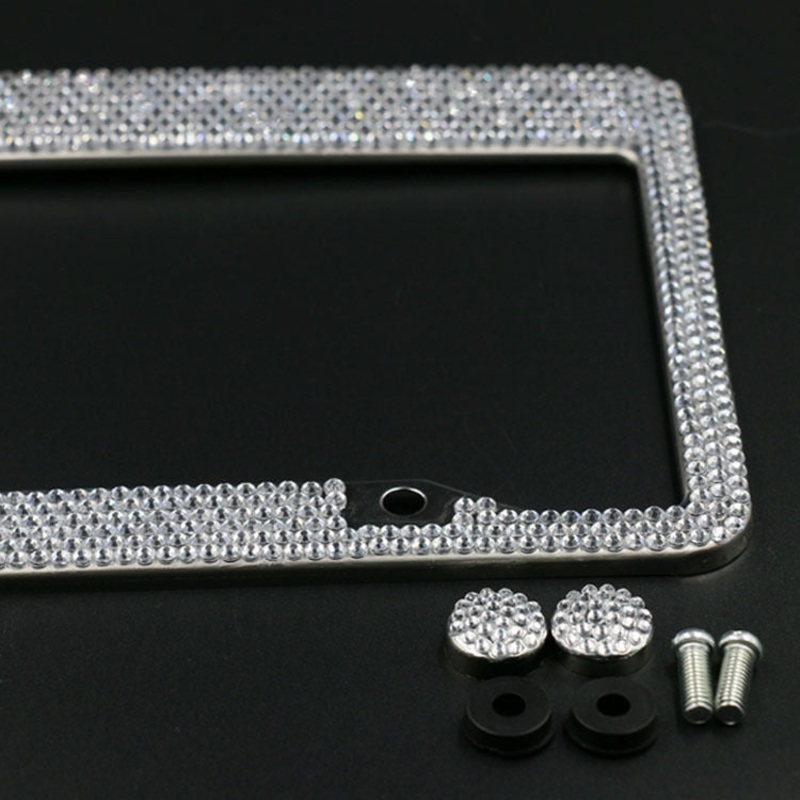 Ultra Bling Crystal License Plate Frame