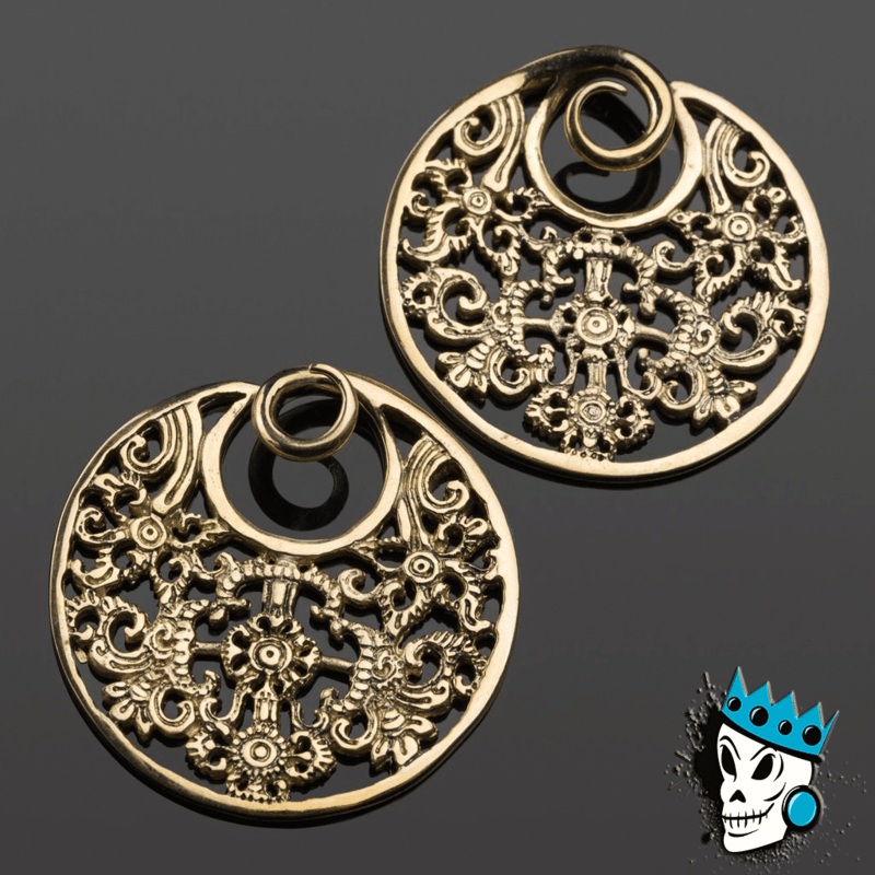 Diablo Organics Brass Eye of Shiva Weights (1/2 inch and larger) 1/2 inch