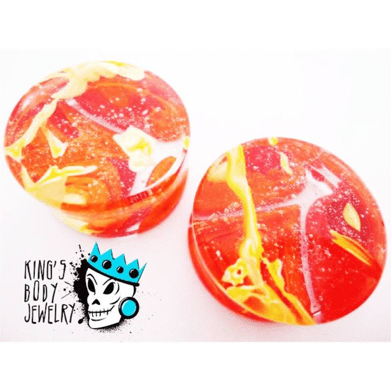 Gorilla Glass Lava Power Plugs (9/16 & 7/8 inch) 9/16 inch