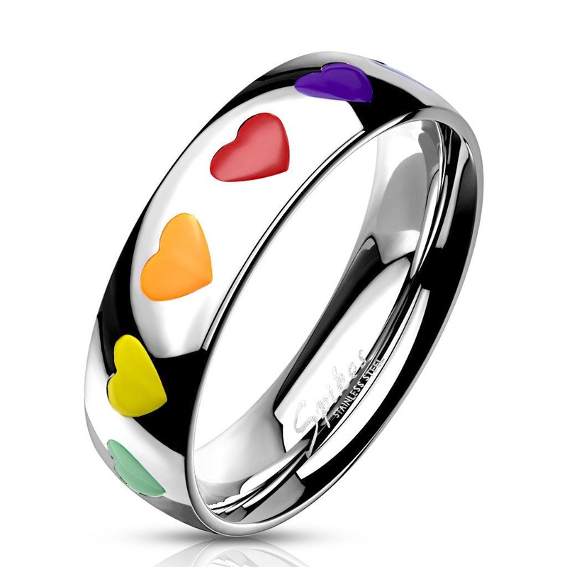 Heart Pride Ring Size 5(49.3mm)