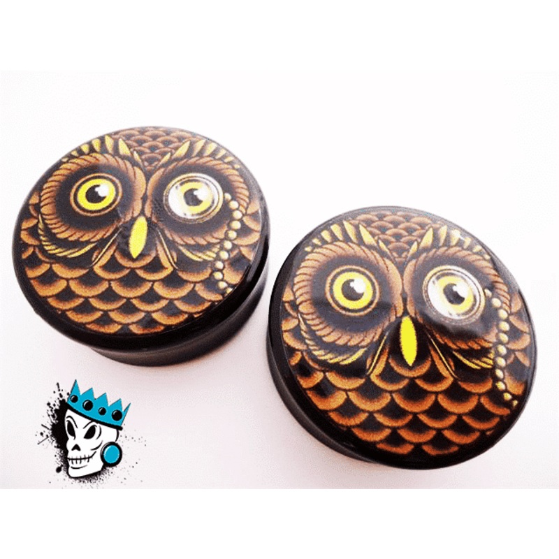 Stay Gold Owl Plugs (7/16 inch – 1 3/4 inch) 7/16 inch