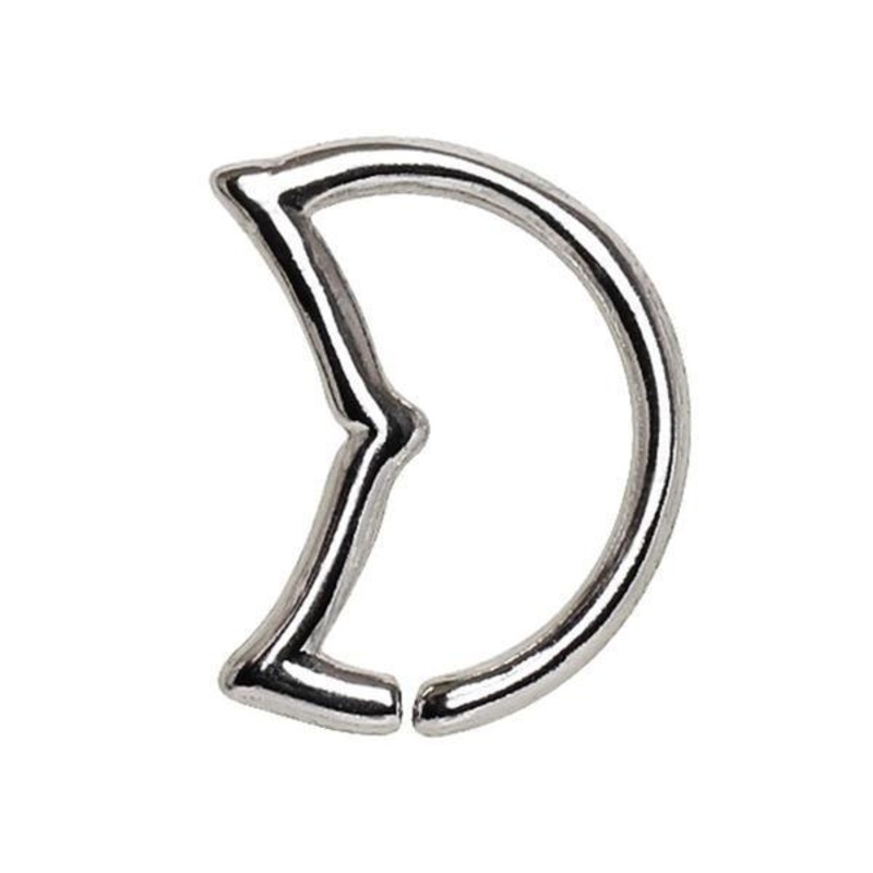Dolphin Tail Ring 16G