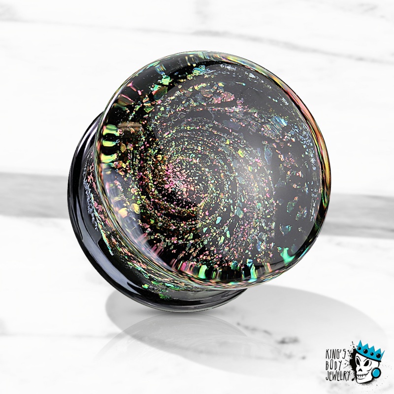 Galaxy Glass Plugs (0 gauge – 1 inch) 0 g