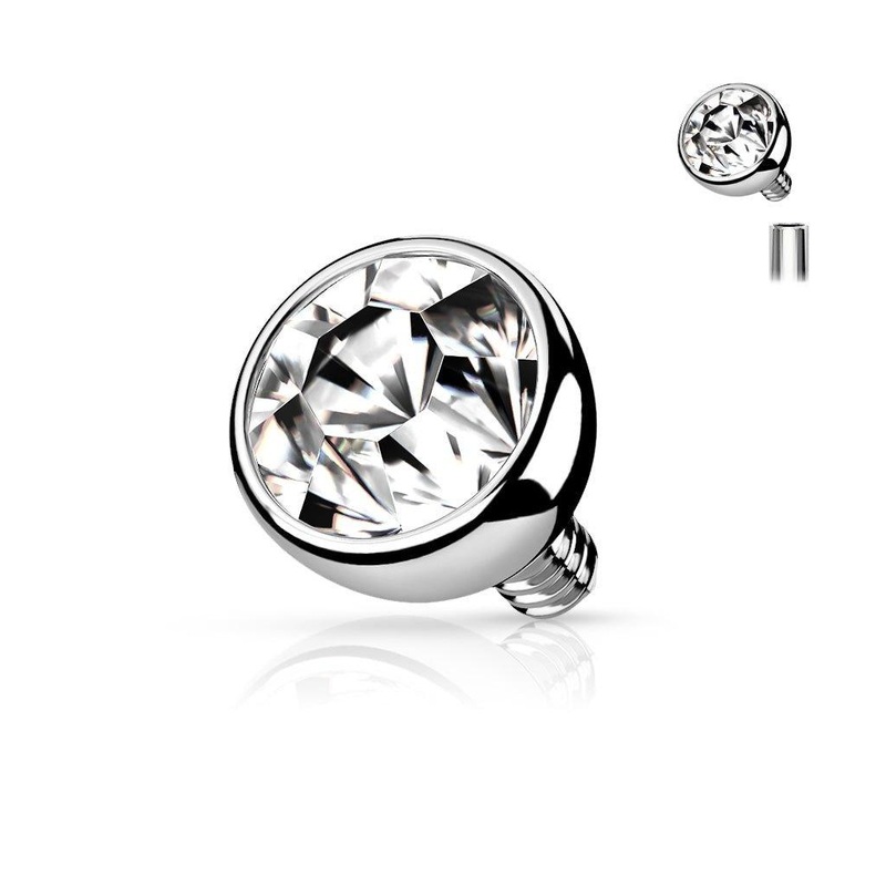 Gem Dermal Top 14G 3mm