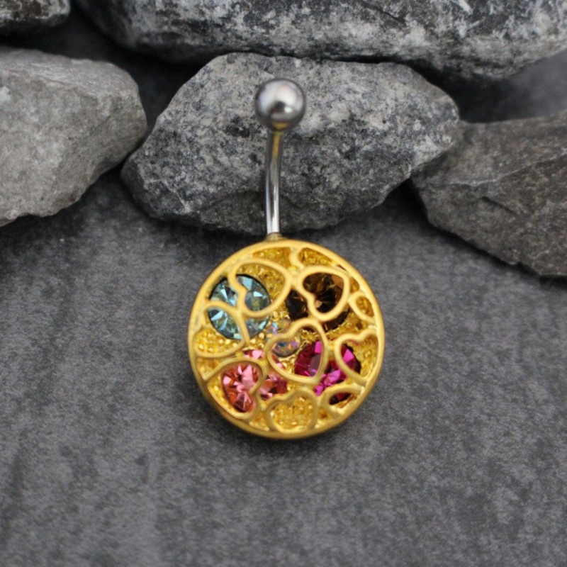 Heart Frame Belly Stud