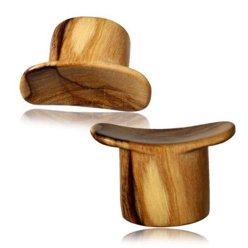 Olive Wood Stretched Labret Bar 2mm (12G)