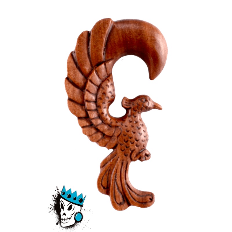 Red Saba Wood Peacock Hooks (1/2 inch) 1/2 inch