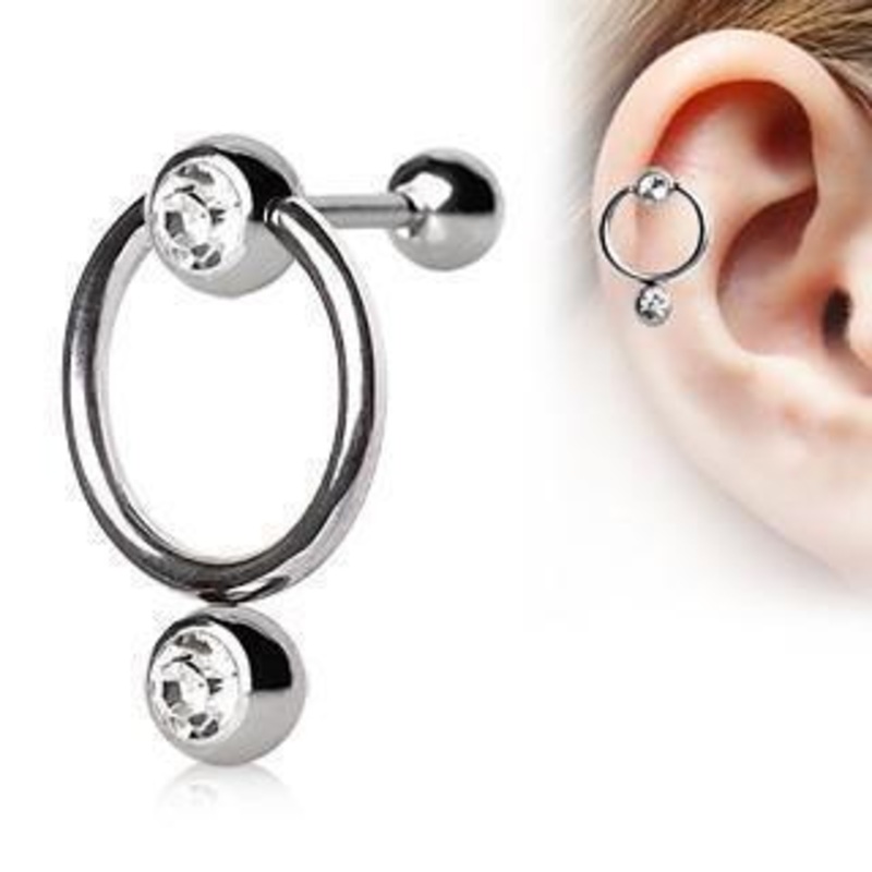 Ring Cartilage Bar 16G 6mm