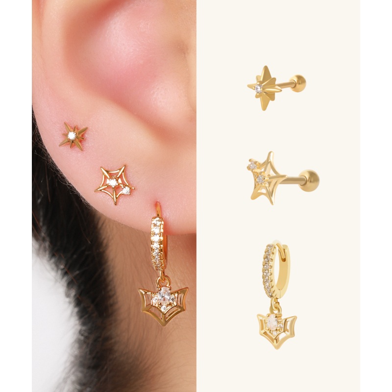 Spiderlight Trio Set Gold