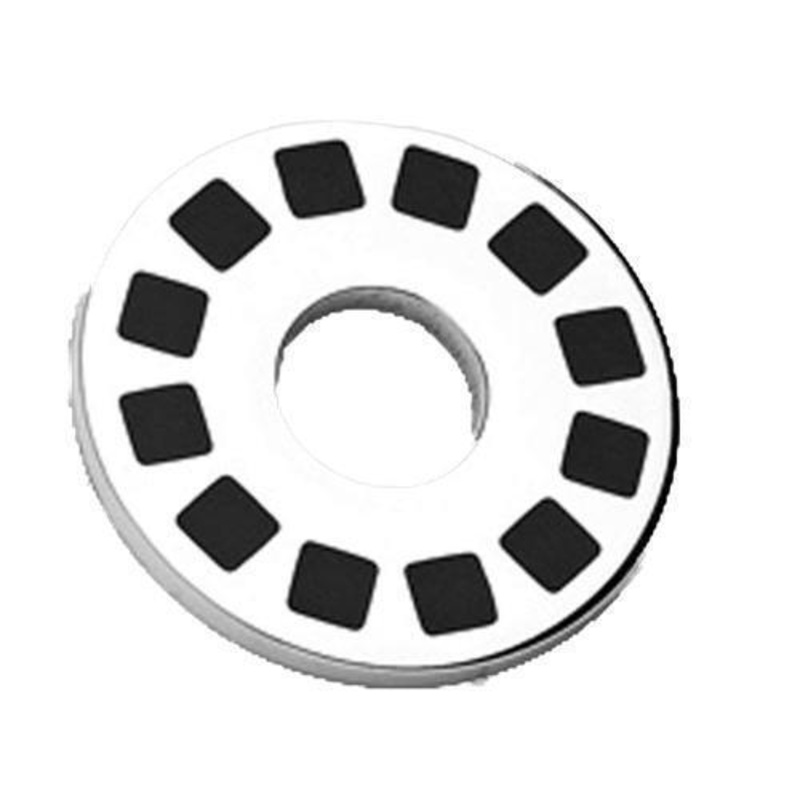 Squared Disc Stainless Steel Pendant