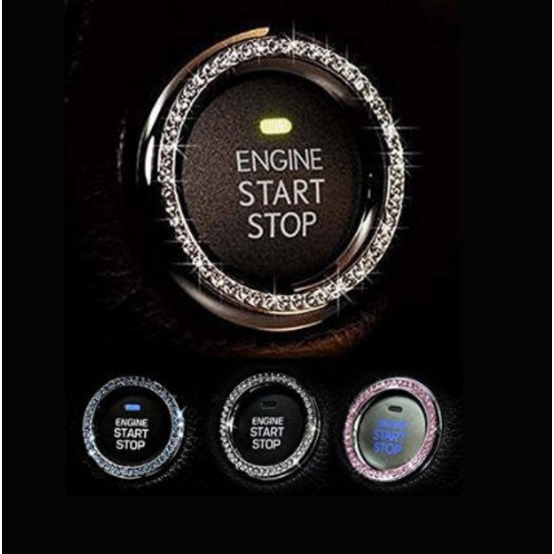 Swarovski Crystal Key Ignition Decal Clear