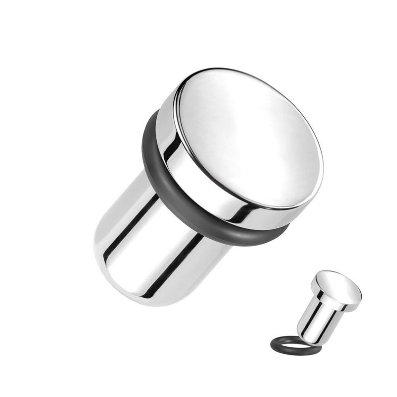 Titanium Flathead Plug 1.6mm(14G)