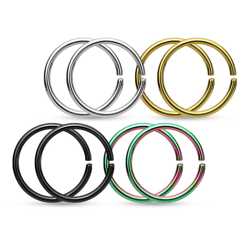 8pc Twist Ring 16G Value Pack