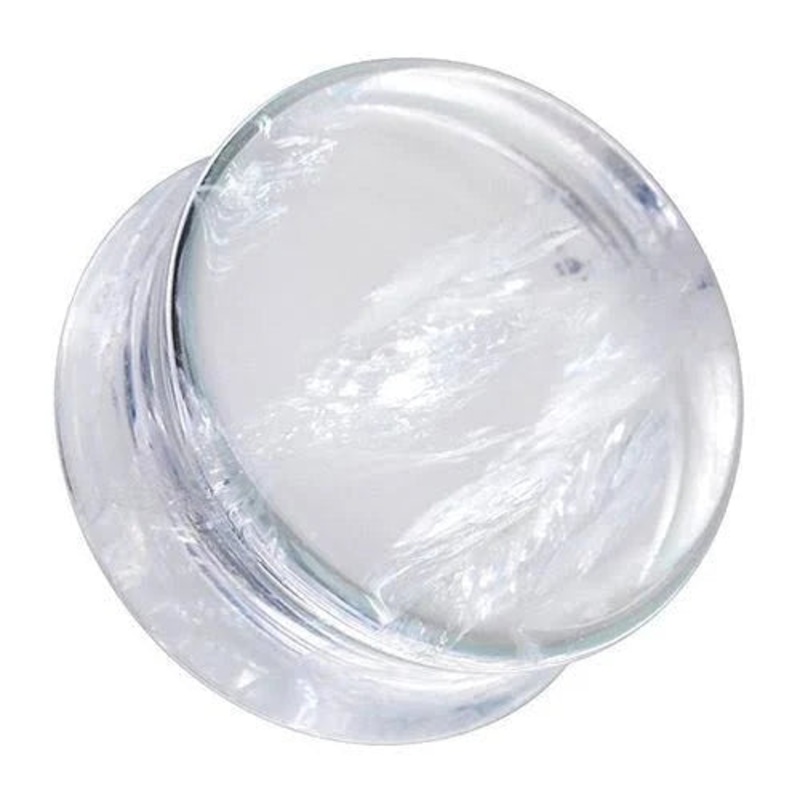 Diablo Organics Crystal Stone Plugs (8 gauge – 1 inch) 8 g