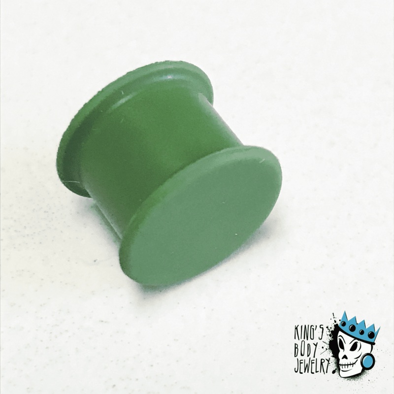 KAOS Olive Hollow Plugs – EXCLUSIVE COLOR (10 gauge – 1 inch) 10 g