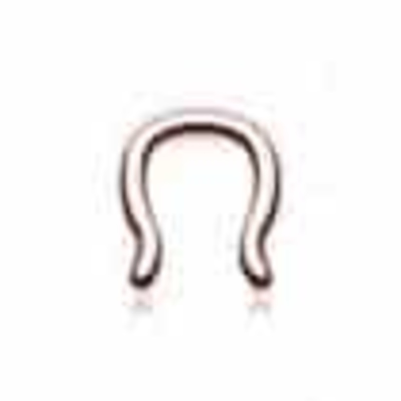 Rose Gold Septum Retainer (16 gauge – 10 gauge) 16 g