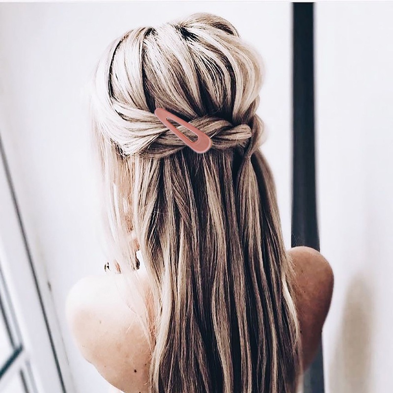 Tiana Cute Chunky Big Large Snap Hair Clips Jewelry Set Glitter Set – 12 Pieces