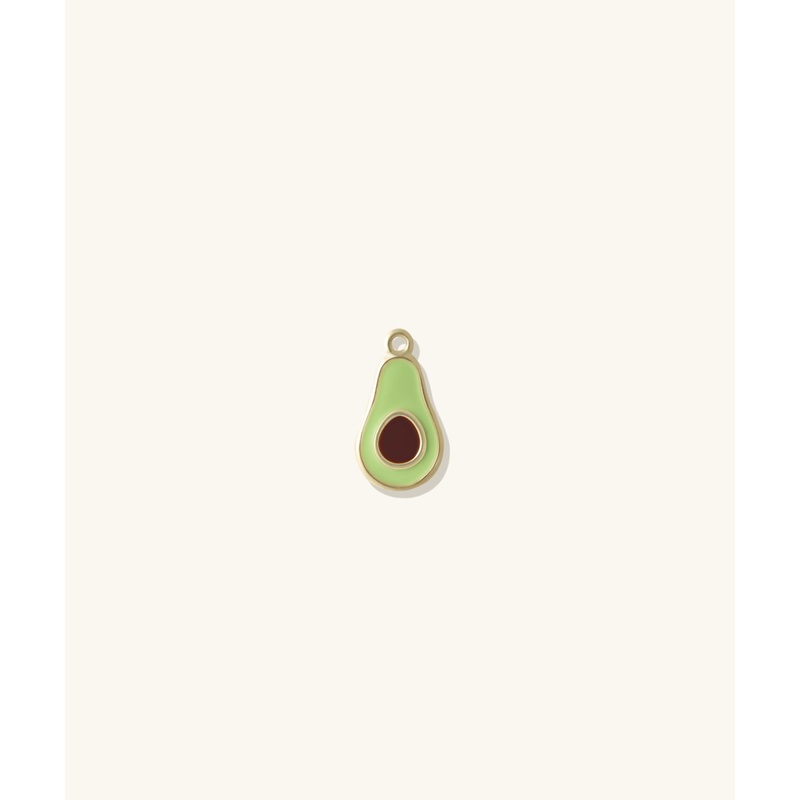 Avocado Charm Gold charm