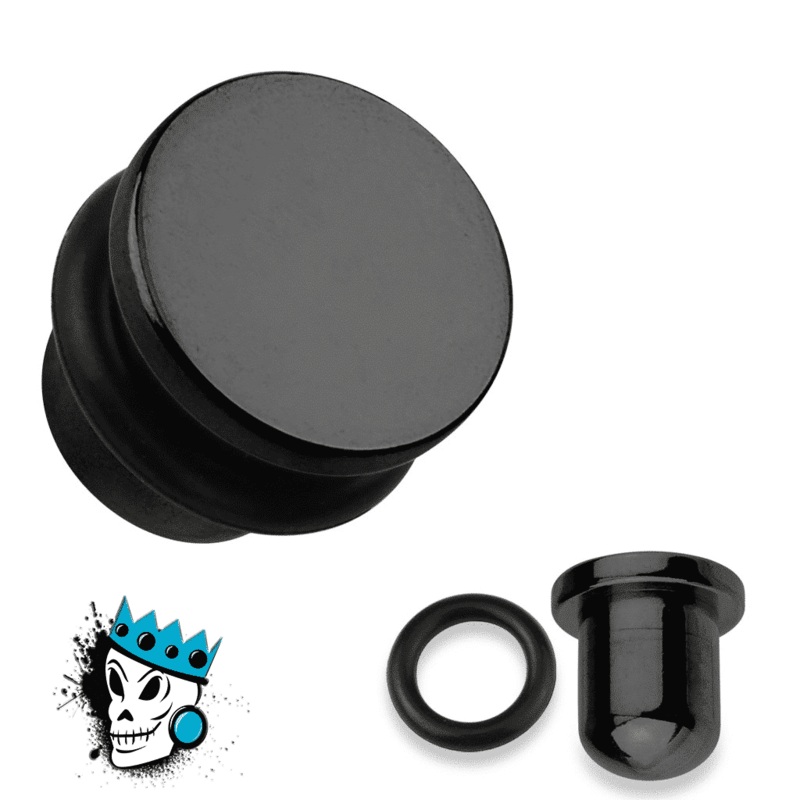 Black Bullet Style Plugs (14 gauge – 00 gauge) 14 g