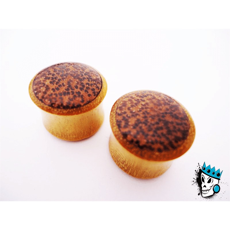 Coconut & Jackfruit Mixed Wood Plugs (5/8 inch) 5/8 inch