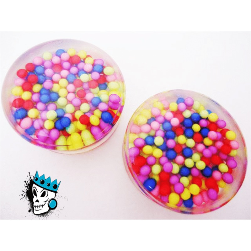 Colorful Dot Plugs (7/8 inch) 7/8 inch
