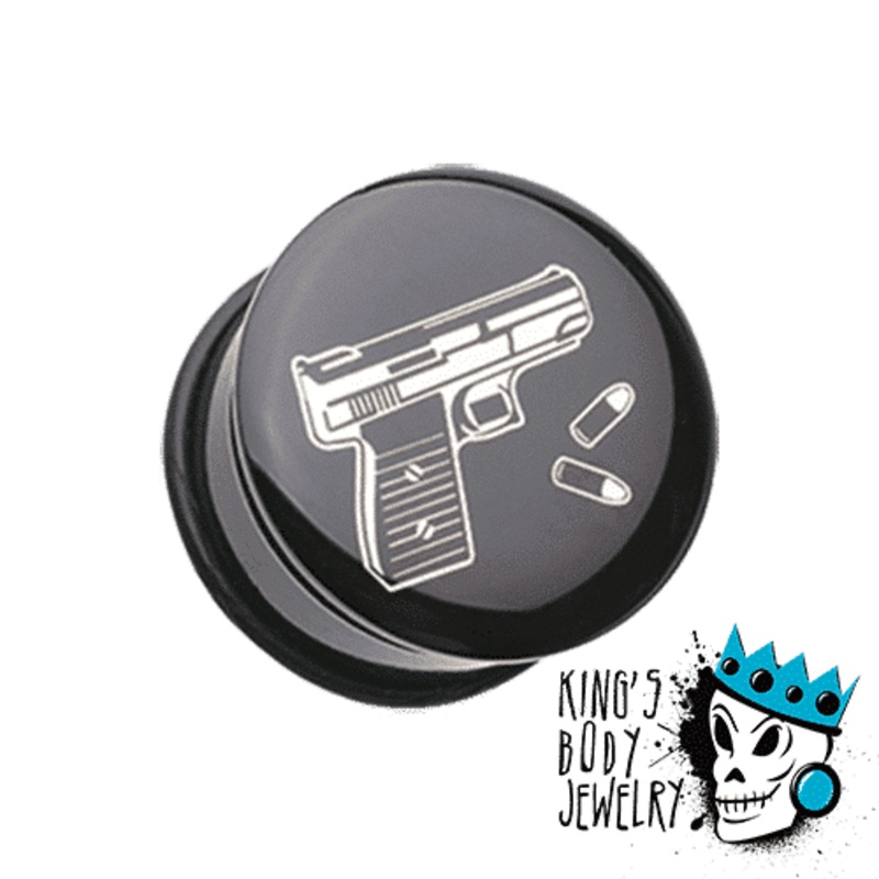 Gun & Bullets Plugs (7/8 inch) 7/8 inch