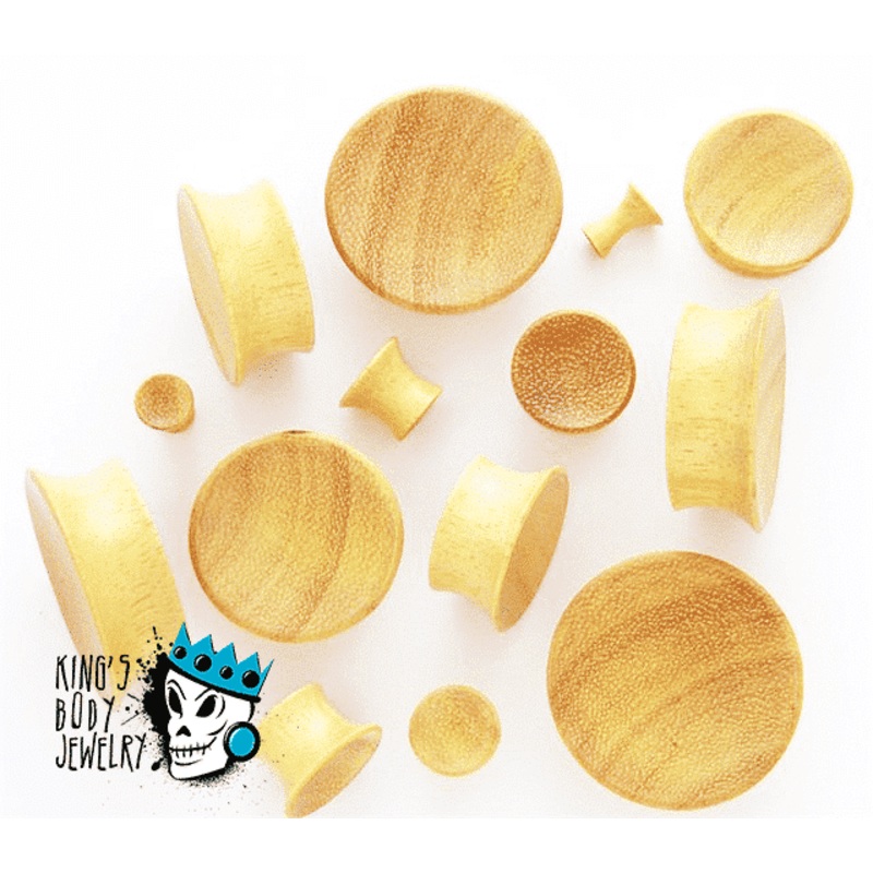 Jackfruit Wood Mayan Flare Plugs  (4 gauge – 12 mm ) 4 g