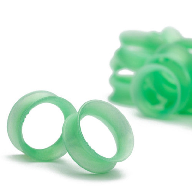 KAOS Sea Foam Pearl Skin Eyelets (6 gauge – 1 inch) 6 g