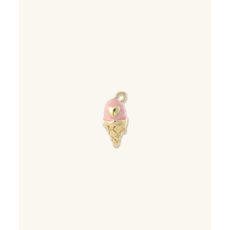 Love Cream Charm Gold charm