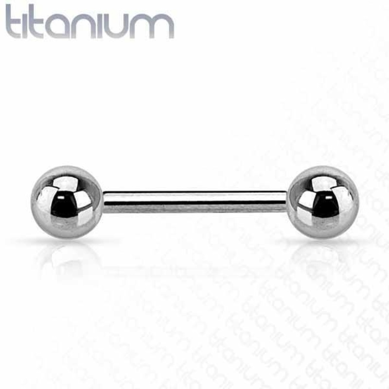 Titanium Barbell 14G 16G 16G 6mm 3mm