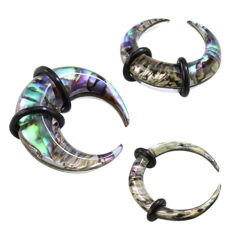 Abalone Shell Pinchers (8 gauge – 00 gauge) 8 g