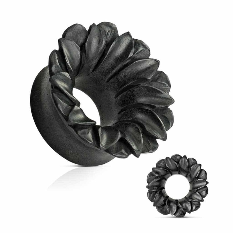 Blooming Lotus Flower Plugs (2 gauge – 1 inch) 2 g